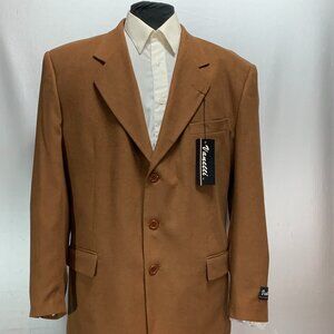 VENITTI ITALIAN BLAZZER - POLYESTER RAYON 3B-33 RUST 46R LOW MOISTURE